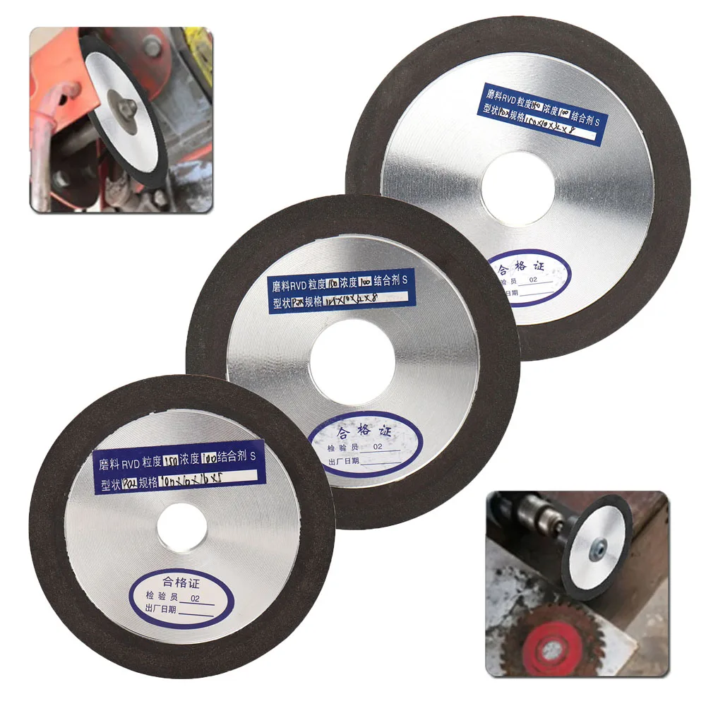 SI FANG Diamond Grinding Disc Resin Angle Grinder Cutting Wheel for Tungsten Steel Milling Cutter Saw Sharpener 75/100/125/150mm