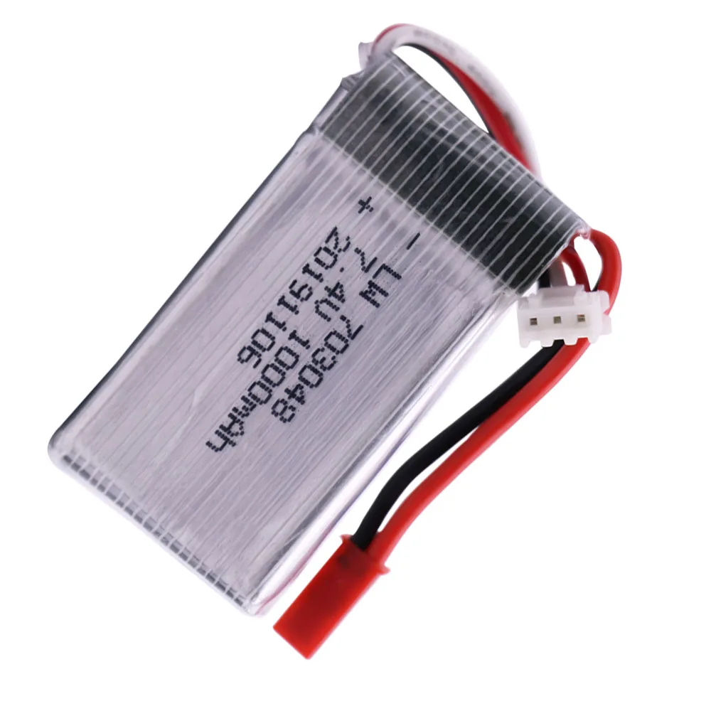 703048 7.4V 1000mah 2S Lipo Battery JST/SM/T/EL-2P Plug For MJXRC X600 U829A U829X X600 F46 X601H JXD391 FT007 RC toys accessory