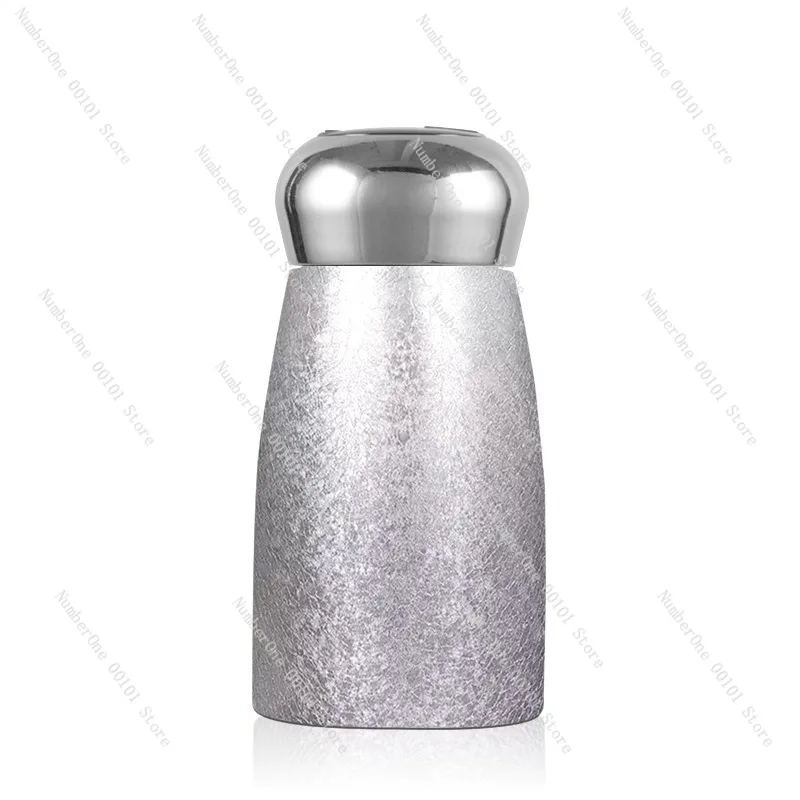 Mini Titanium Insulated Cup with LED Display,Automatic Stirring Coffee Mug,Portable Smart Temperature Control Travel Cup