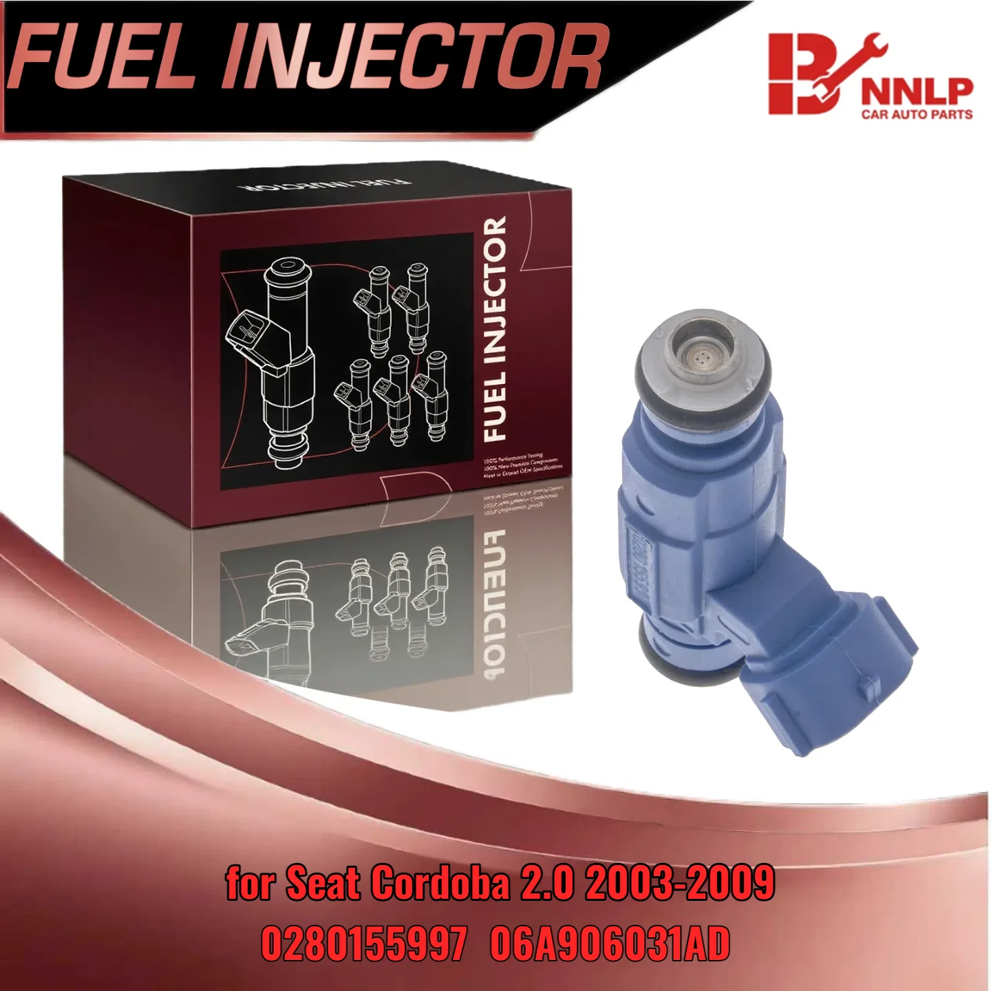 

Форсунка для Seat Cordoba 2.0 2003-2009 гг. с номерами деталей 0280155997 06A906031AD