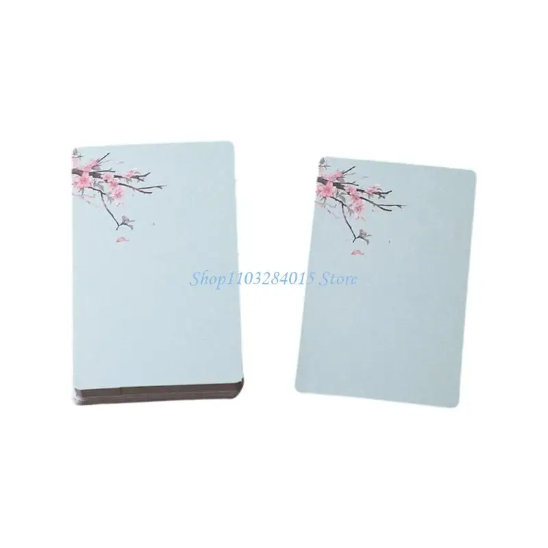 

R6FF 20Sheets Blank Cards For Drawing Journaling 2.24x3.54Inch Study Note Cards Unlined for Scrapbooking and Note Taking