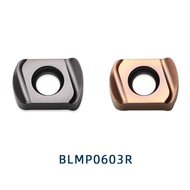 BLMP0603R Fast Feed Indexable End Mill, R1.6 Insert for CNC Roughing & 4-Flute Precision Machining, High Efficiency Tool