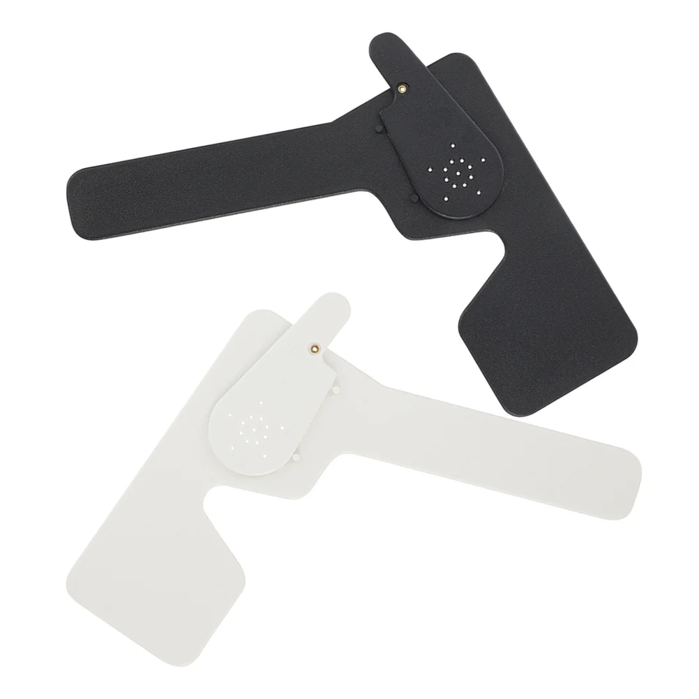 2개입 시력 검사 액세서리 시력 검사용 눈 가리개 인체공학적 디자인 재사용 가능한 플라스틱 검안 도구 세트