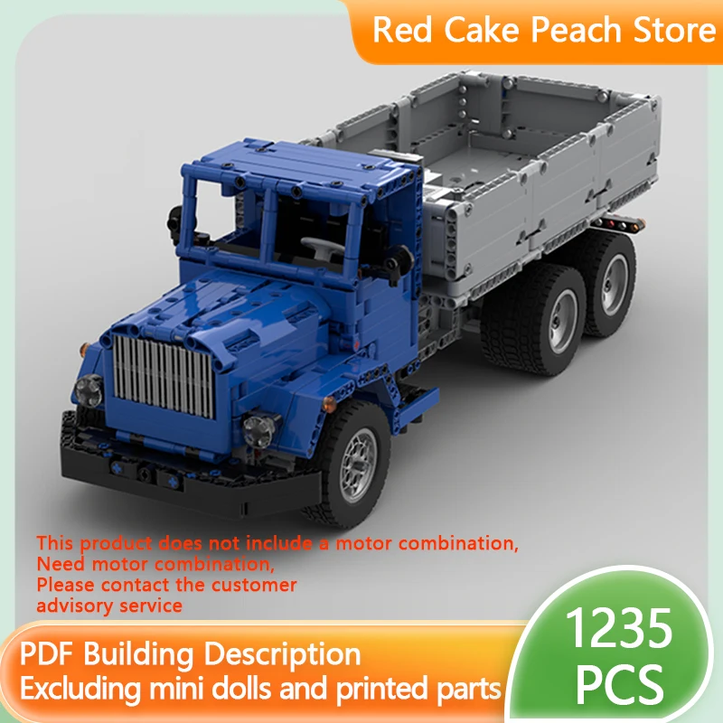 City Car Model MOC Building Bricks Classic Pritsche Flatbed Truck Modular Technology Children Holiday Gifts Assemble Toys Suit