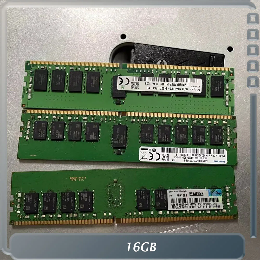 

1 PCS For HPE 805349-B21 809082-091 819411-001 RAM 16GB 1RX4 PC4-2400T-R DDR4 Server Memory