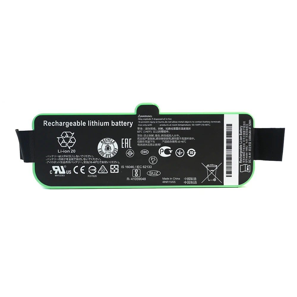 7XINbox 1800LI 14.4V 47.52Wh 3300mAh Sweeping Robot Battery For iRobot Roomba 5/6/7/8/9 series 527 528 560 620 670 760 790 871