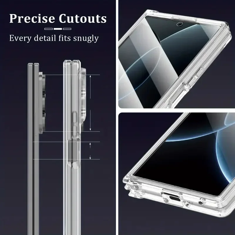 สําหรับ Magsafe เคสโทรศัพท์แม่เหล็กสําหรับ Samsung Galaxy Z พับ 7 zfold7 zfold6 สนับสนุนไร้สายชาร์จฝาหลัง Anti-shock กรณี