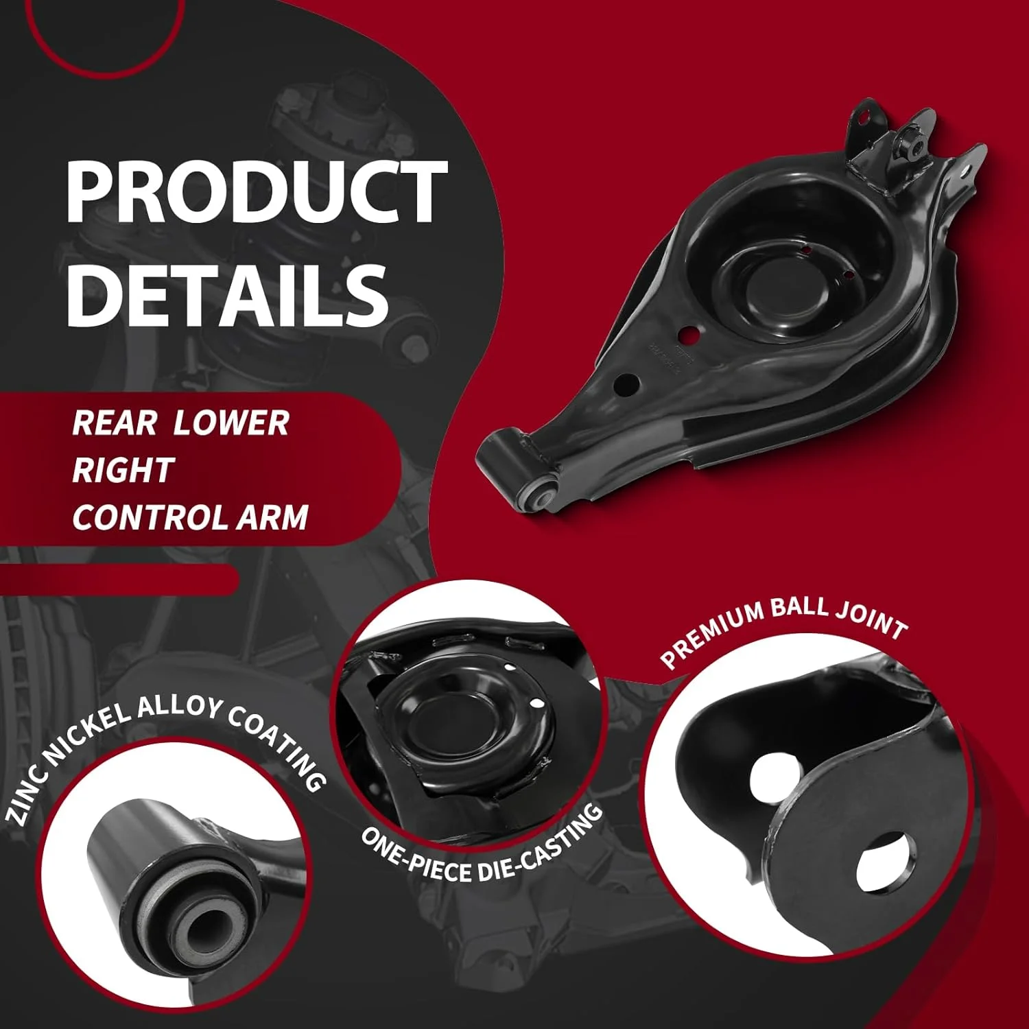 2 قطعة ذراع التحكم الخلفي السفلي الخلفي لسيارة شيفروليه الاعتدال جي إم سي التضاريس بونتياك تورنت سوزوكي XL-7 زحل Vue FWD