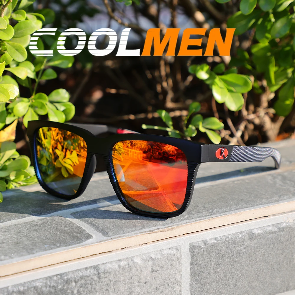 

COOLMEN New Polarized Glasses Men Women Fishing Glasses Sun Goggles Camping Hiking Driving Eyewear Sport Sunglasses