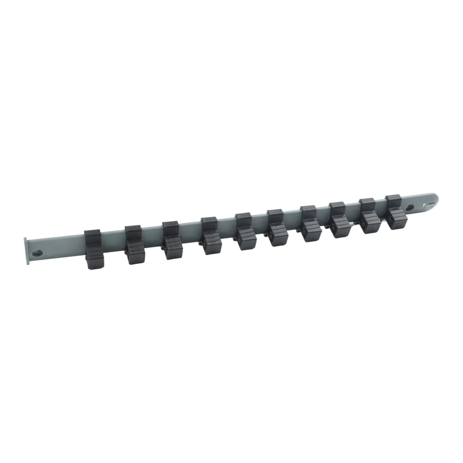 

Socket Rail Holder Gray+Black Plastic Socket Tray Rail Rack Organizer Set 1/4 3/8 1/2 inch Mountable Holder 3pcs Included
