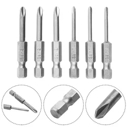 6pcs 50mm Y Shaped Screwdriver Bits 1/4