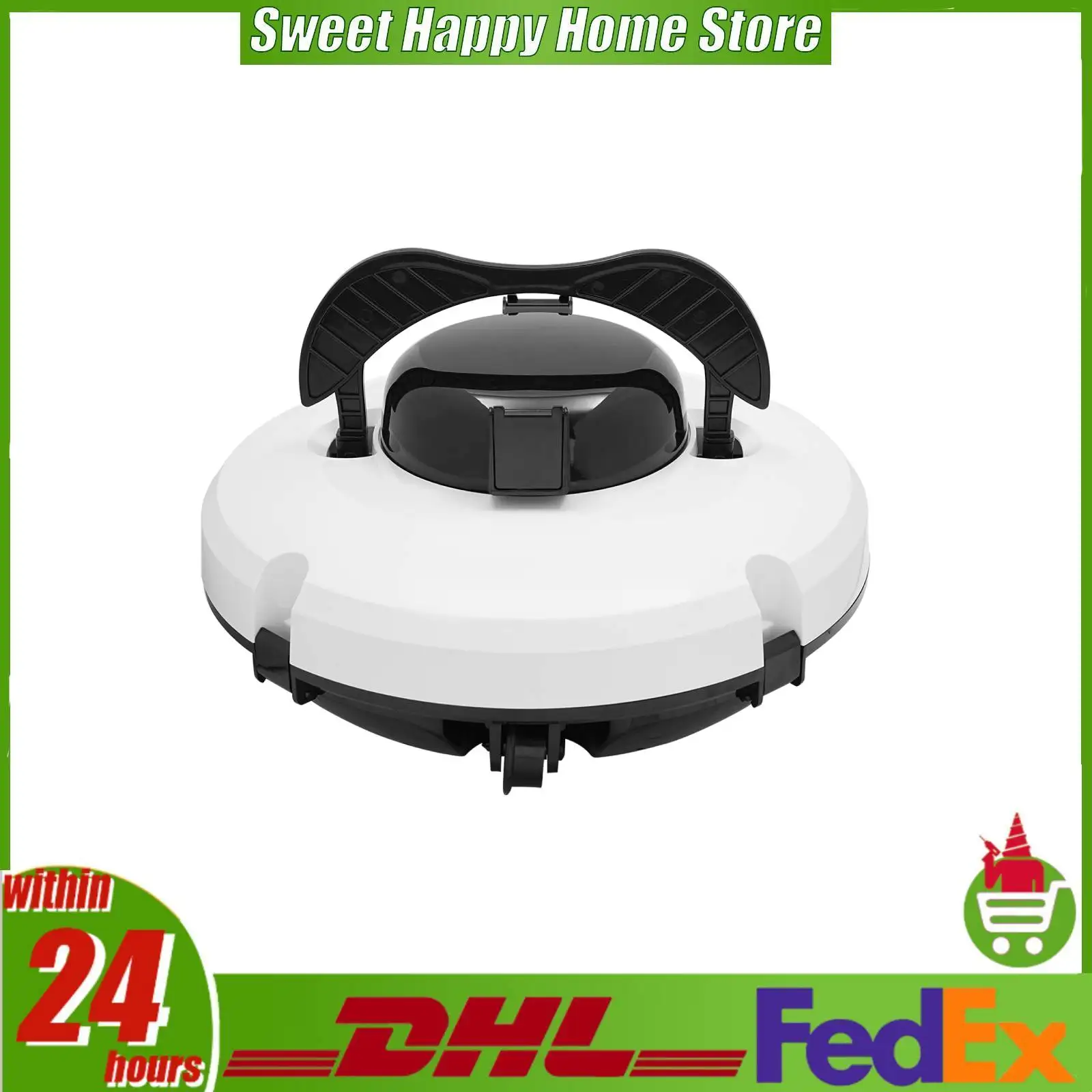 Cordless Robotic Pool Cleaner Swimming Pool Cleaning Machine with 5200mAh Battery 120 Mins Runtime for Pool Cleaning