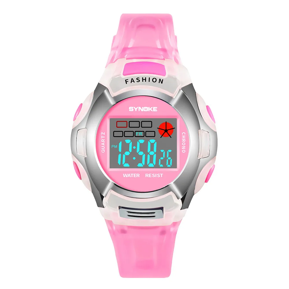 Children Boys Student Waterproof Sports Watch Led Digital Date Wristwatch Girls Analog Watches Ages 5-7