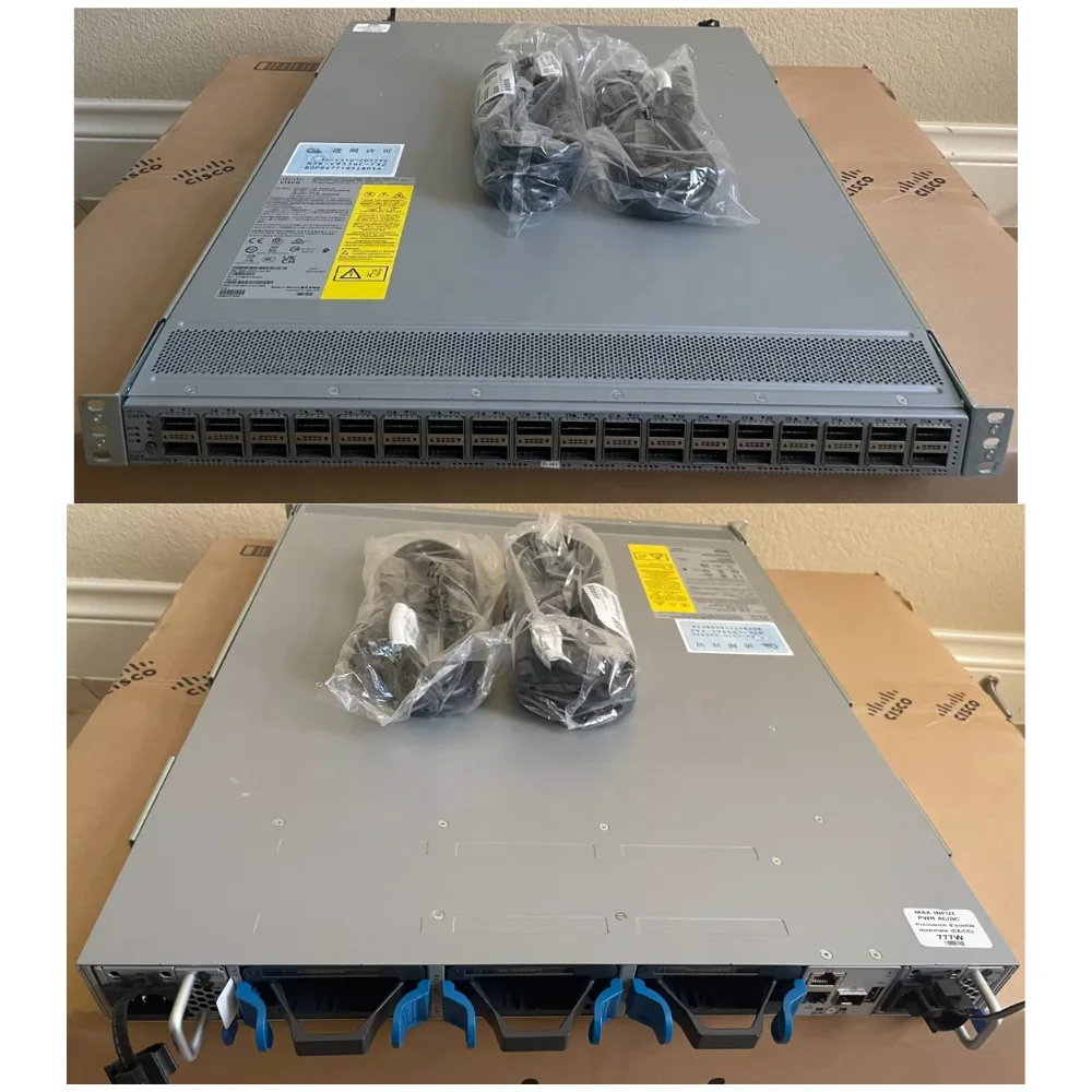 Nexus 9K-C9336C-FX2 36-port 40G/100G QSFP28 Switch with PoE Stackable SNMP QoS Ethernet Communication