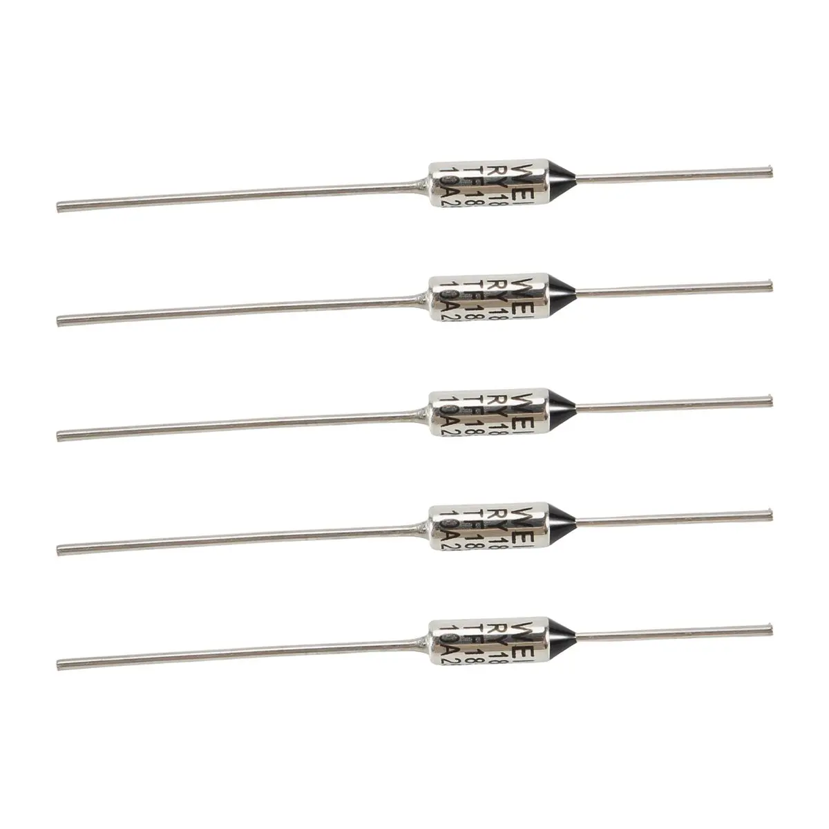 ABGN 5 Pcs Circuit Cut Off TF 185 Celsius 250V 10A Temperature Thermal Fuses