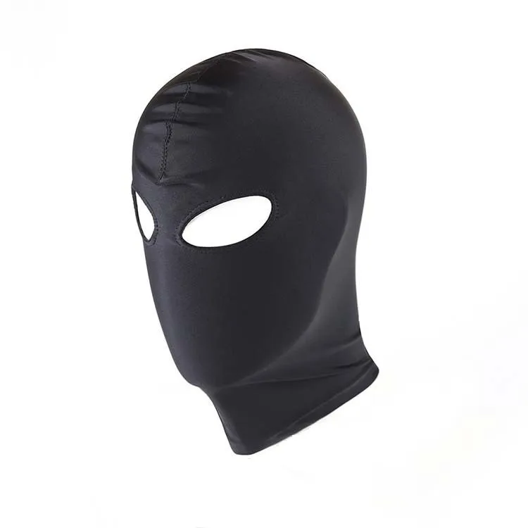 Mask Hood Sexy Toys Open Mouth Eye Bondage Party Mask Cosplay Slave Punish Headgear Adult Game BDSM Bondage Set