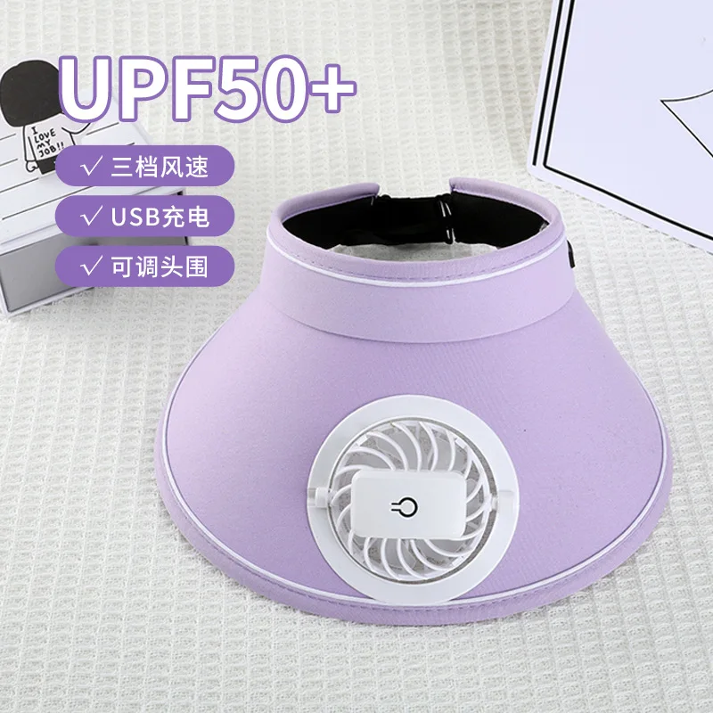 Уличный солнцезащитный козырек, кондиционер, вентилятор, защита от солнца, дорожный вентилятор, солнцезащитная шляпа для девочек, защита от ультрафиолета, пустая шляпа от солнца