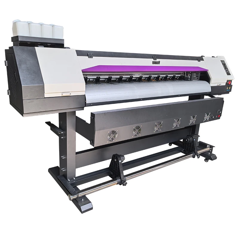 Overseas hot selling large format Eco solvent printer 1.6m /1.8m for printing station signs outdoor/indoor banner