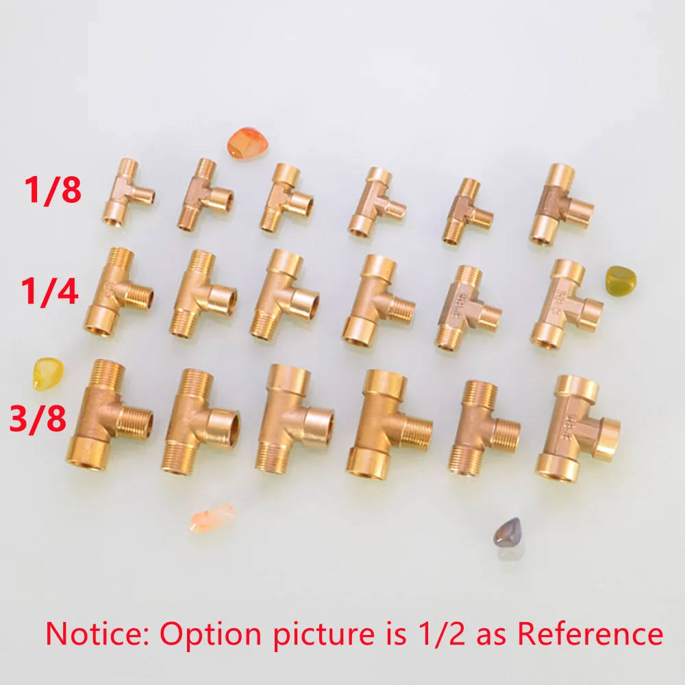 Pneumatic Plumbing Brass Pipe Fitting Male/Female Thread 1/8\