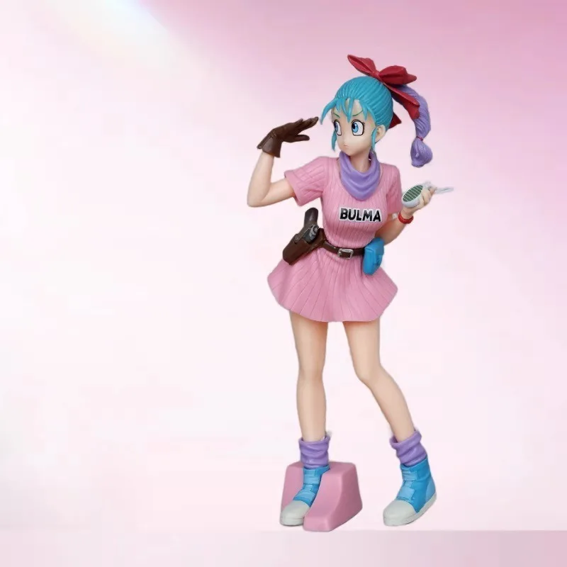 25 cm Dragon Ball Bulma Actionfigur, PVC-Sammlermodell, Statue, Desktop-Dekoration für Anime-Erwachsenen-Sammlung, Geburtstagsgeschenk