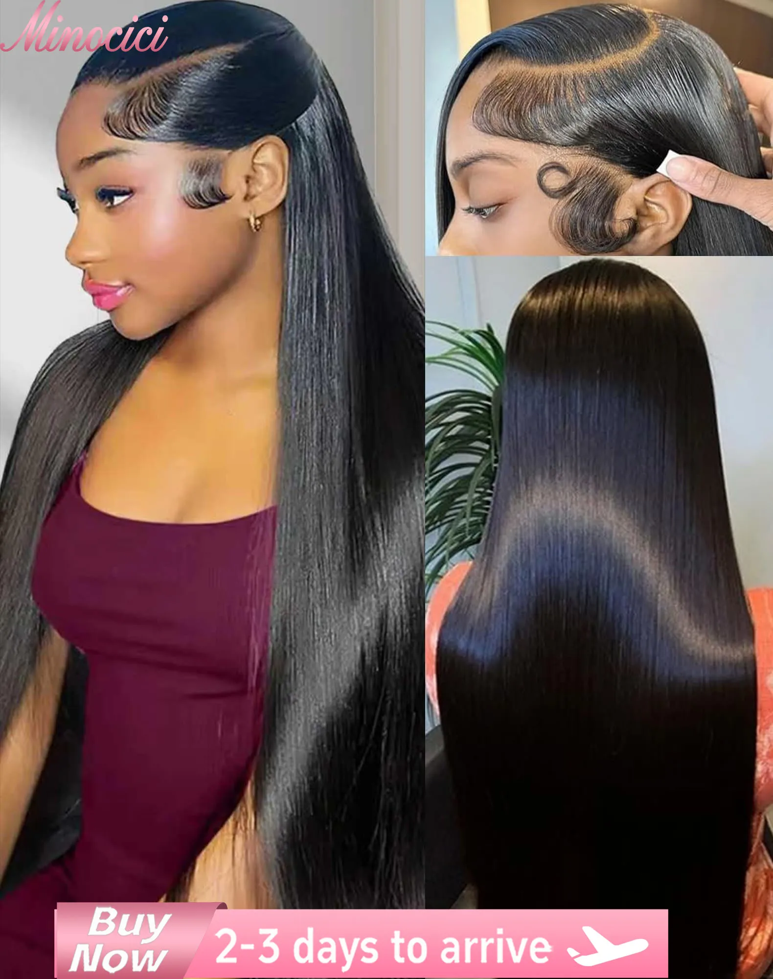 

40-дюймовые прямые парики из натуральных волос, плотность 200, 13x6, прямой Hd, кружевной фронтальный парик, человеческие волосы, бразильские предварительно выщипанные волосы для женщин