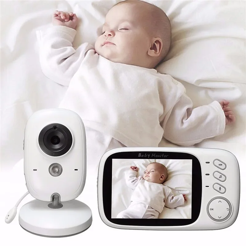 VB603 Video Baby Monitor 2.4G Wireless With 3.2 Inches LCD 2 Way Audio Talk Night Vision Surveillance Security Camera Babysitter