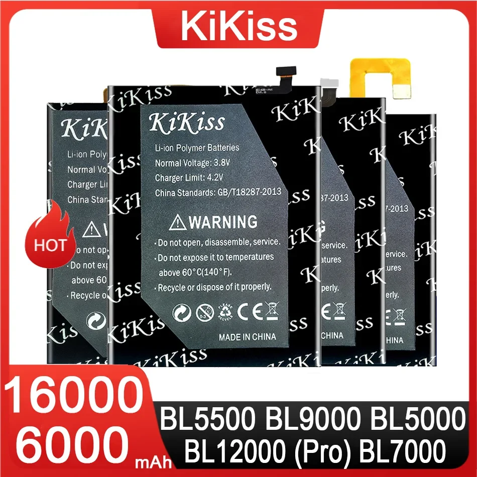 

Перезаряжаемая батарея KiKiss Для DOOGEE BL5500 BL9000 BL 9000 BL5000 BL12000 Pro BL12000Pro BL 12000 BL7000 BL 7000 BAT18735500