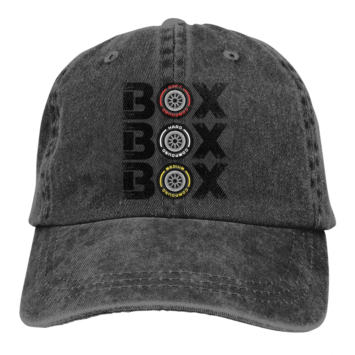 Box Box Box F1 Tyre Compound V2 Baseball Cap Men Formula 1 F1 Caps colors Women Summer Snapback Caps