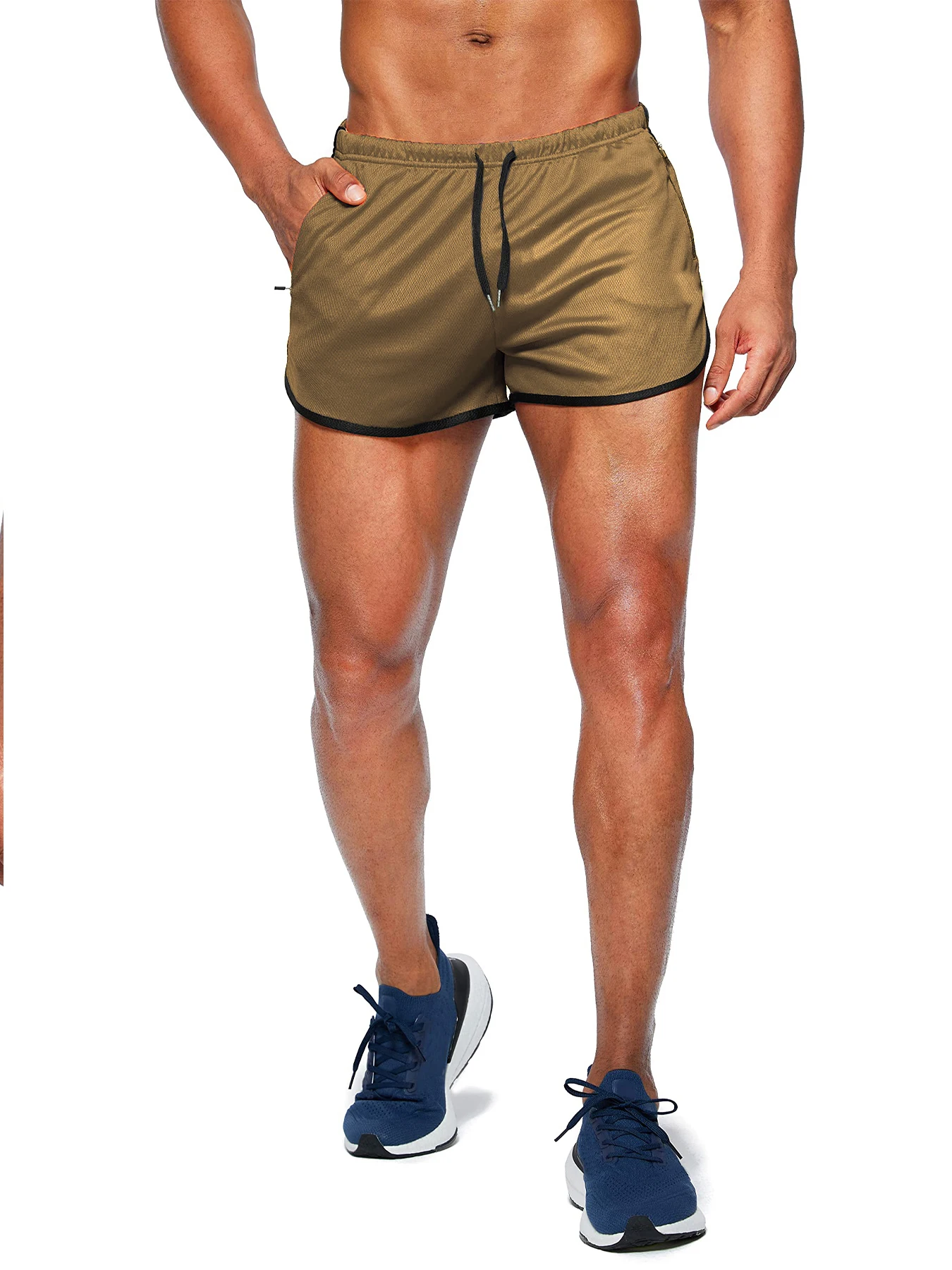 Neue Herren-Strandshorts, Laufshorts, 3-Zoll Schnelltrocknende Fitness-Laufshorts, Modische Fitness-Shorts – Detail 19