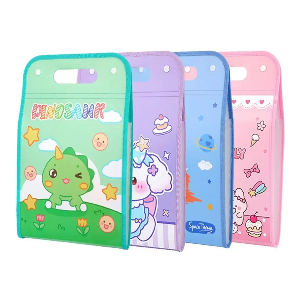 Tragbare wasserdichte tragbare vertikale Ordner-Testpapiertüte für Studenten, mehrschichtige Orgeltasche mit großem Fassungsvermögen, Aufbewahrung und Veredelung