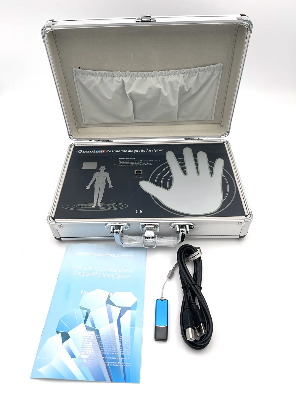 Newest Palm Model Quantum Resonance Magnetic Analyzer For Body Health Checking Set 2024 Software Version