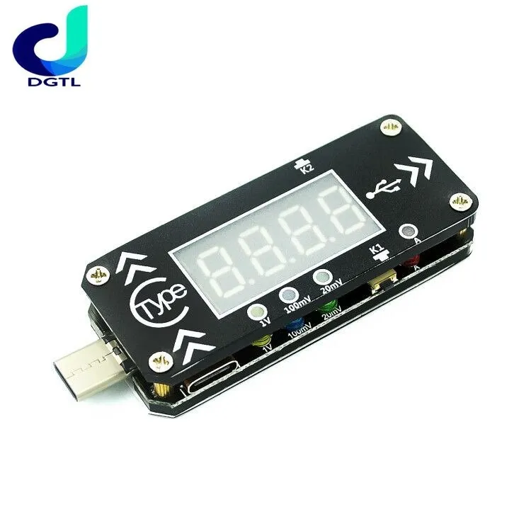 Type-C PD quick-charging trigger decoy DC digital display voltage ammeter test instrument full protocol PPS