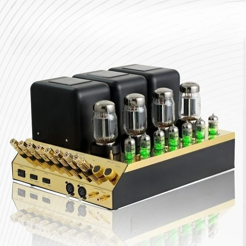 Classic hifi high fidelity rear stage amplifier replica MC275 wheat view * picture 75W