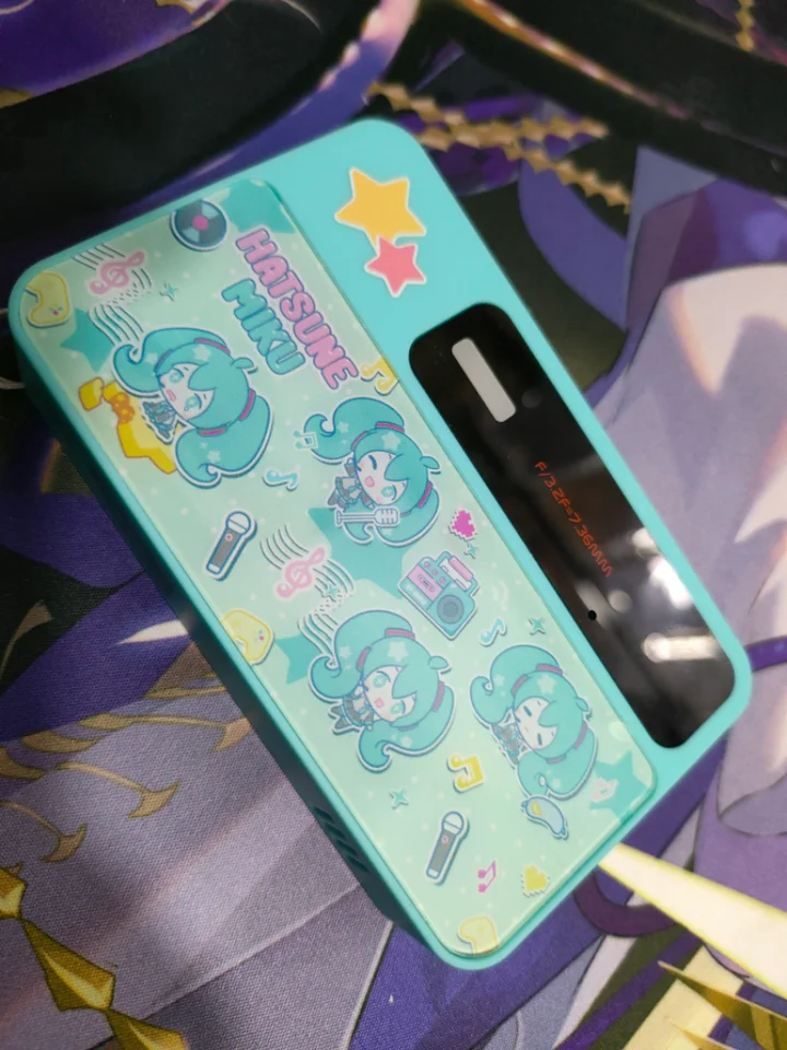 Original Hatsune Miku Ccd 600mah Digital Camera Cartoon Anime