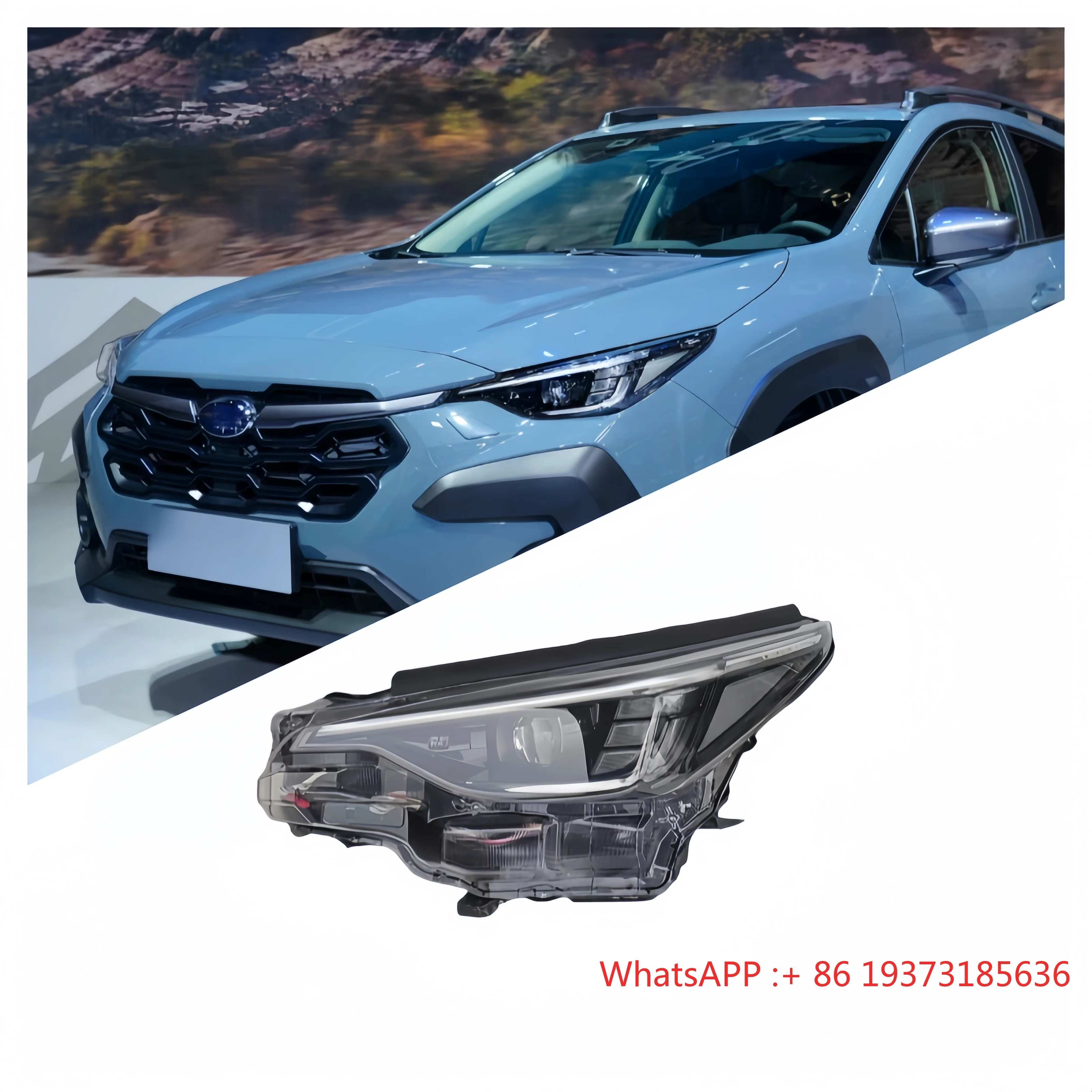 For 2024 Model Subaru CROSSTREK - Matrix Adaptive LED Headlights with AFS Function, LED Turn Signal Assist, and LED Fog Lights