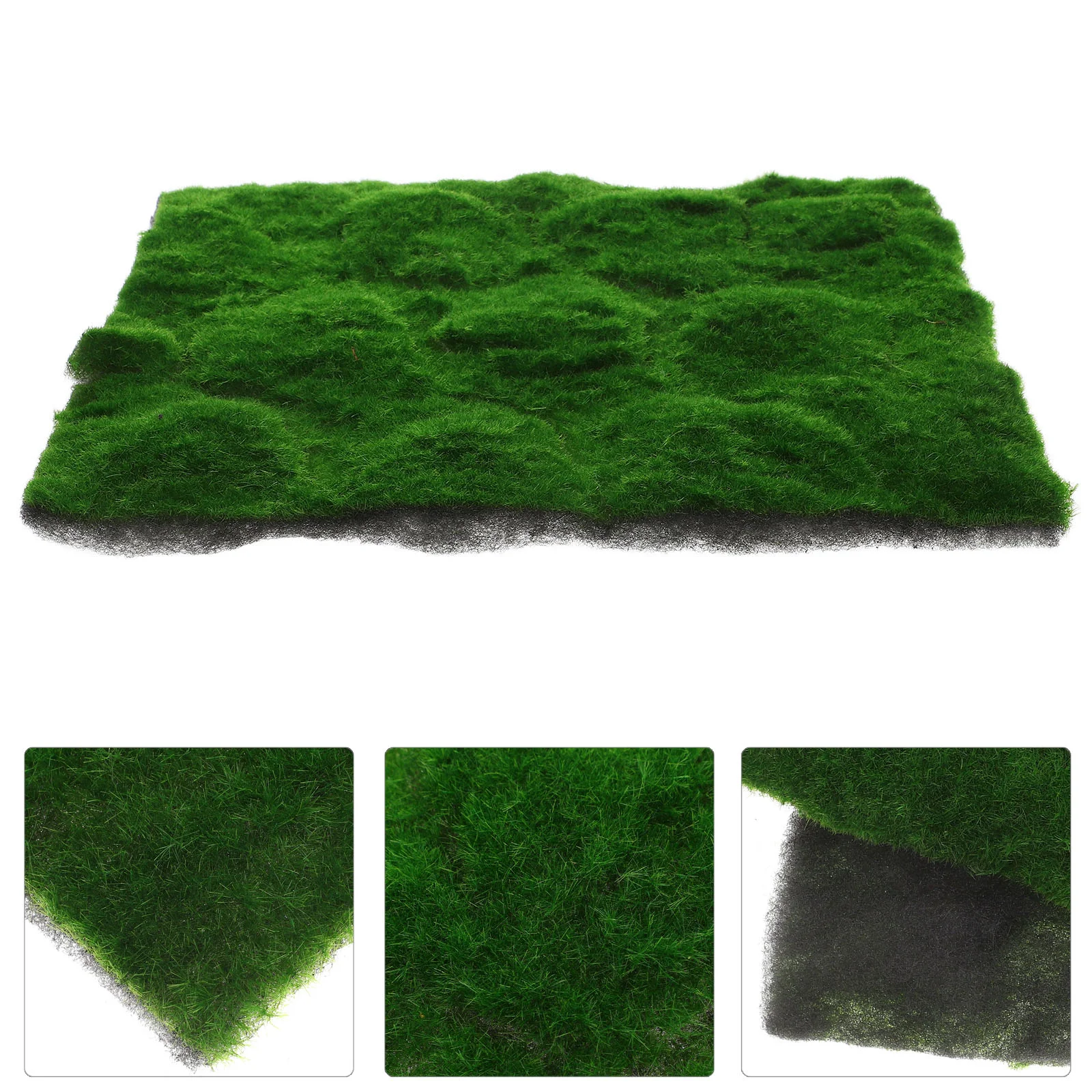 

Simulated Fake Moss Home Accessories Green Decor Artificial Grass Turf Drum Kit Lifelike Mat DIY Plastic Model