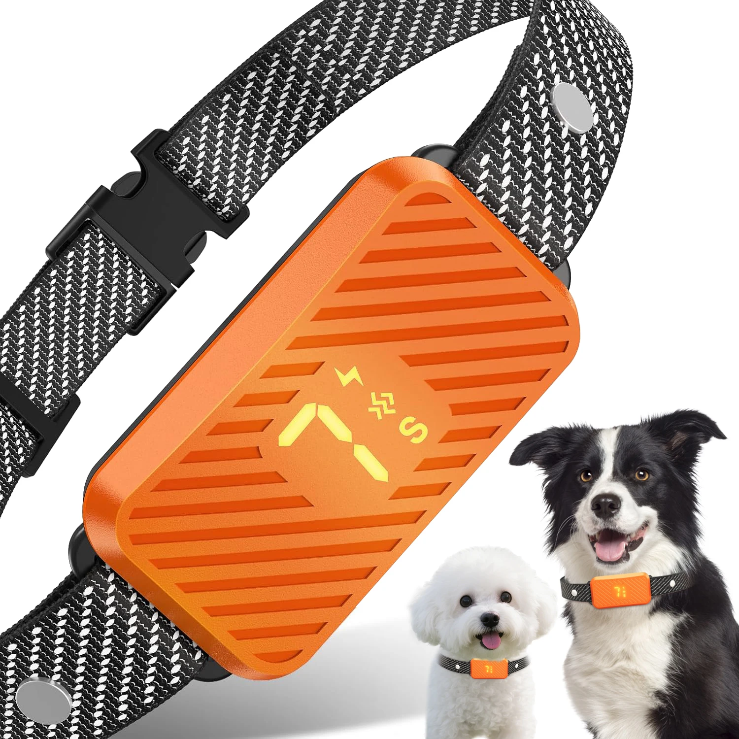 

Bark Collar for Large Medium Small Dogs Electric Training Collar Dog Shock Anti Barking Device for Dog Collar Bark Control