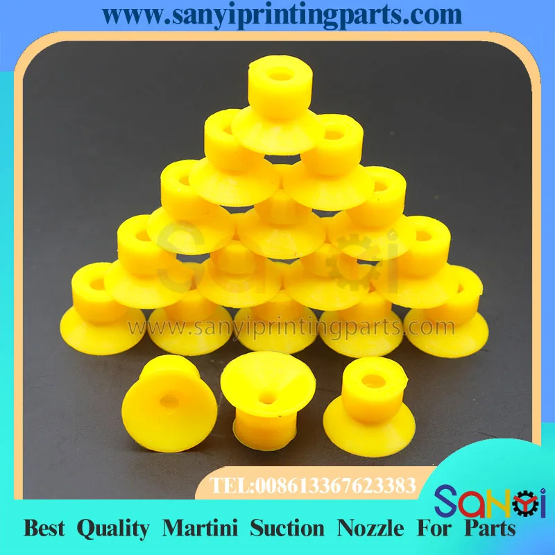 100 Pieces Muller Martini Rubber Sucker Suction Cup