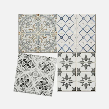 Self-Adhesive Wall Tile Decals, Peel and Stick Tile Stickers, Waterproof Backsplash Stickers for Kitchen Bathroom Decor, 24Pcs