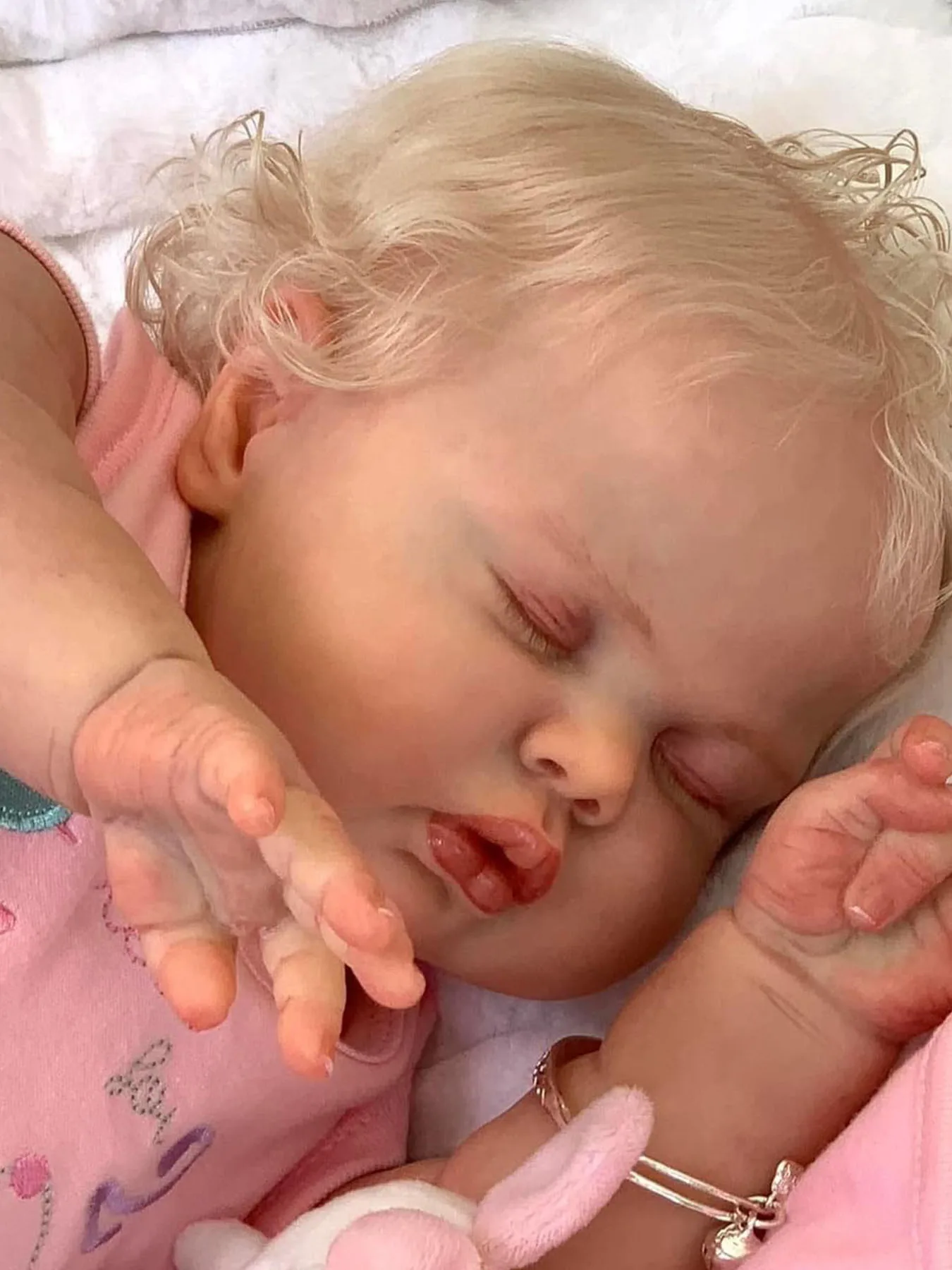 24Inch Pickle Newborn Toddler Reborn Doll Lifelike Soft Touch Multiple Layers Painting 3D Skin With Visible Veins Hand Root Hair