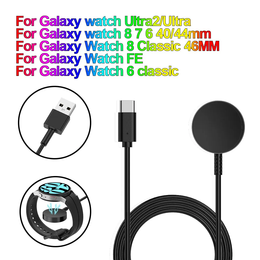 �y�Z�[�����zSamsung Galaxy Watch Galaxy watch 8 Classic�AGalaxy Ultra 2�AWatch 7 FE�A6�A5 pro�A4�p��USB Type-C�[�d��AWatch�P�[�u��