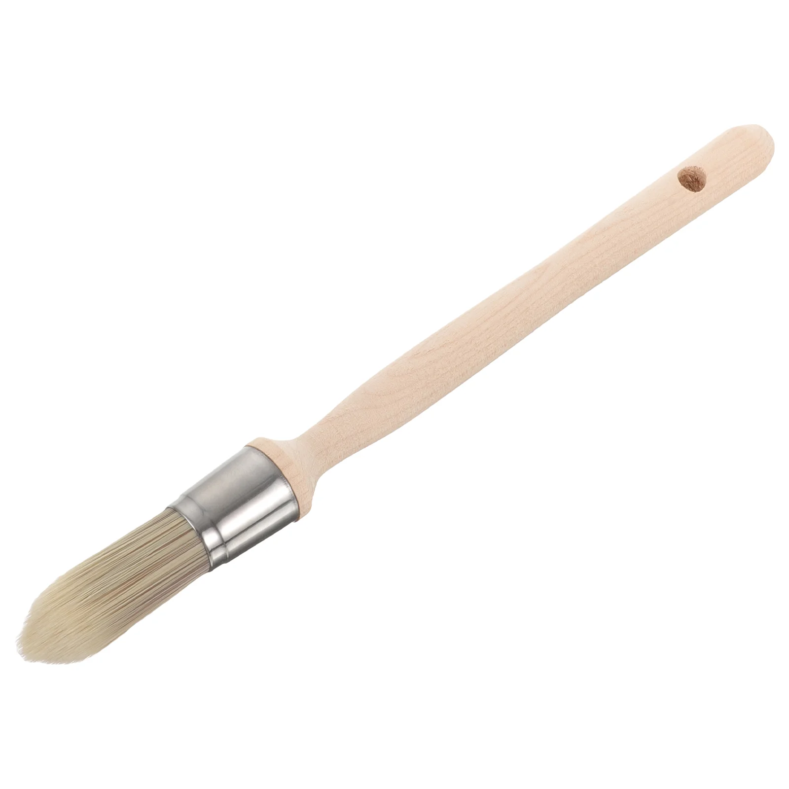 

Round Paint Brush Edger Painting Tool Chalk Trim Birch Sharpened Wire Dust Corners for Stairs Trimmer