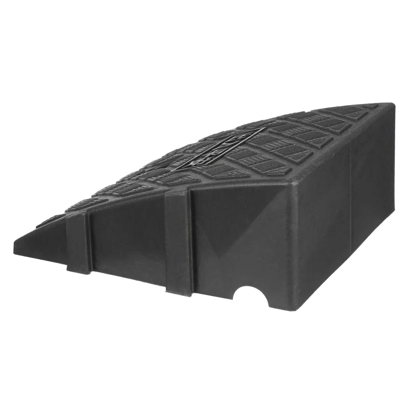 Plastic Slope Ramp Mat Thickened Anti-Slip Diamond Texture Surface Portable Lightweight Outdoor Use Car Loading Threshold Ramp