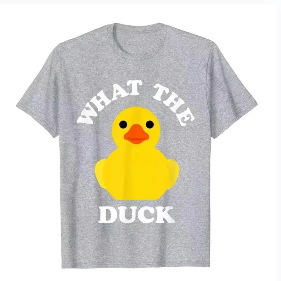 Cute Rubber Duck Lover Bird Quack Duckies Funny Ducky T-Shirt T Fashion Women's Tops Shirts Casual Cotton