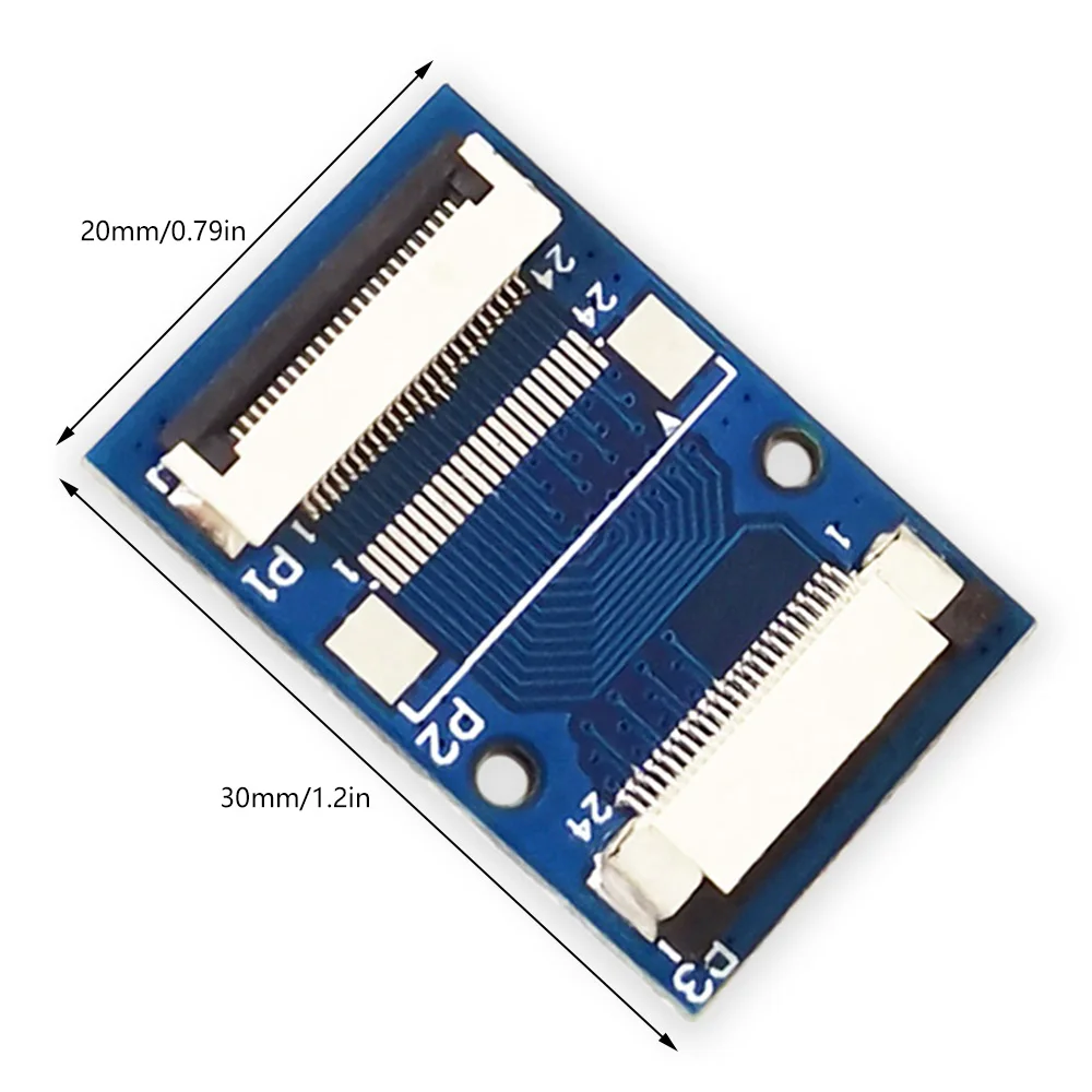 Fpcリバースアダプタープレート、逆接続に転送、安定したパフォーマンス、0.5mmピッチ、24 p