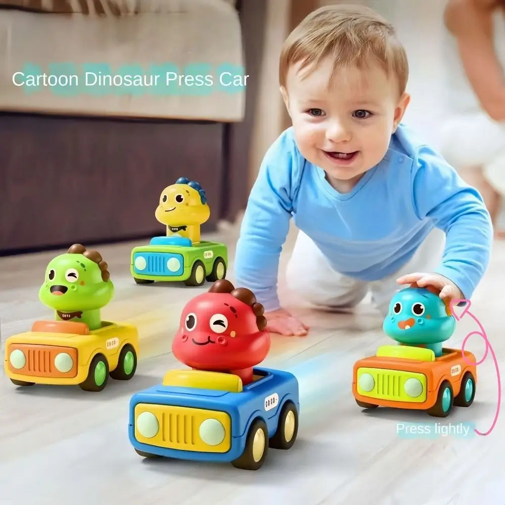 Cartoon Animal Cartoon Animal Toy Car Educational Cartoon Pull Back Vehicle Toys Plastic Mini Pull Back Press Vehicle Toys