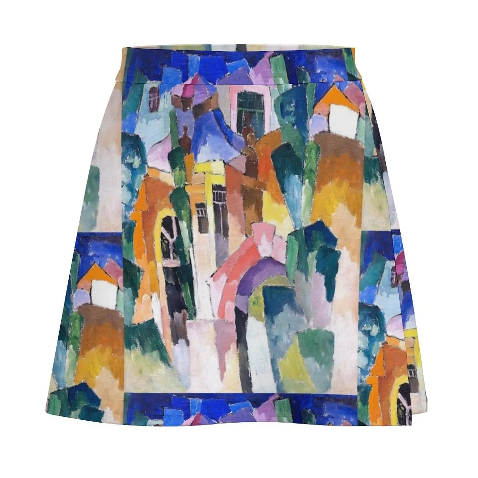Aristarkh Lentulov - Landscape Mini Skirt clothing women summer 2025 summer clothes korean style skirt Womens dresses Mini Skirt