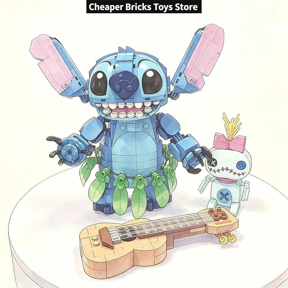 In-stock New Cartoon Angle Character Building Blocks Set DIY Assembly Bricks Collectible Toy Gift for Fans
