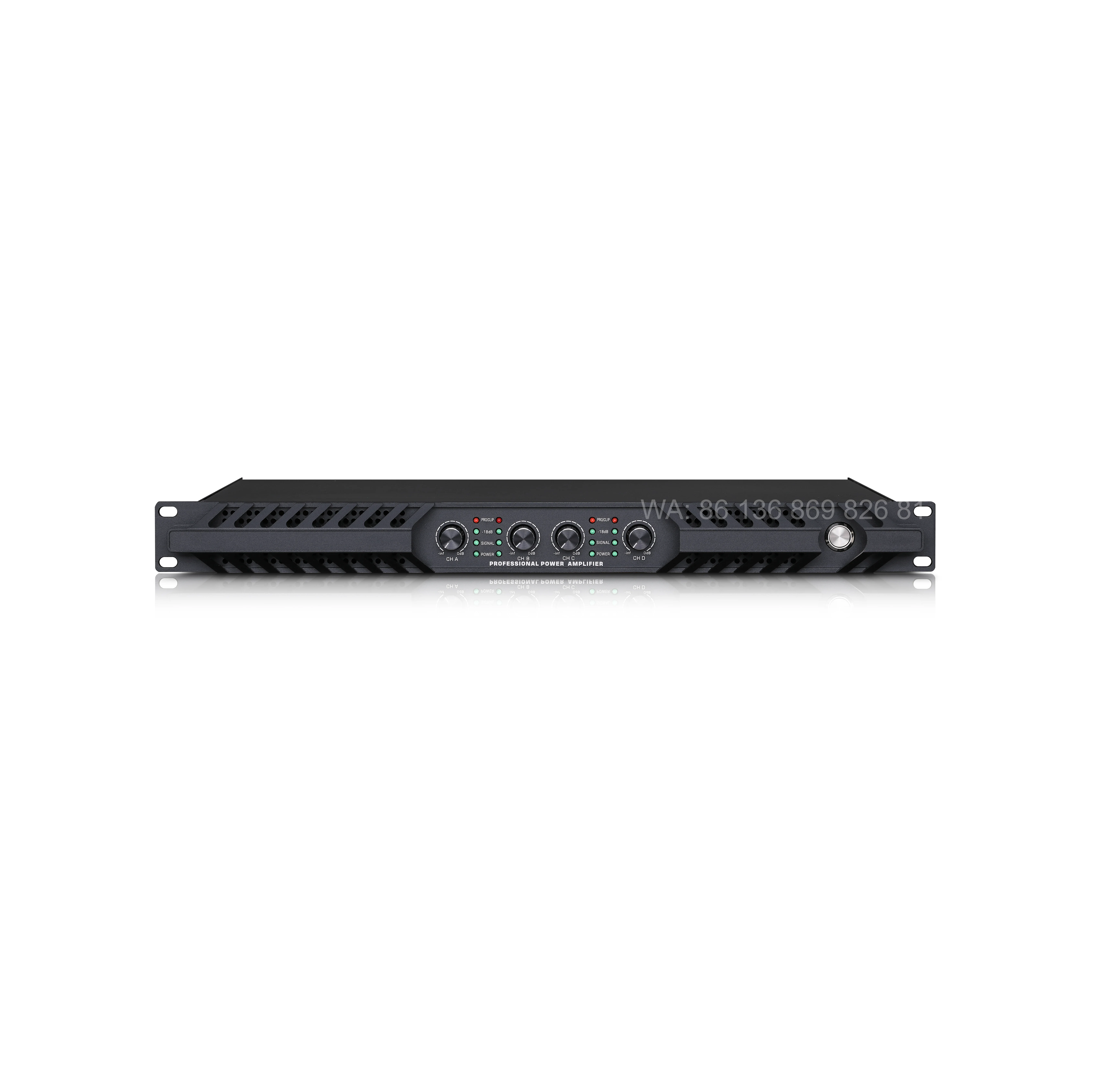 2026/4x1000w Amplifier Super High Power 6000w TD Amplifier 1u Multi-capacitor Digital Stereo Audio Power Amplifier For Subwoofer