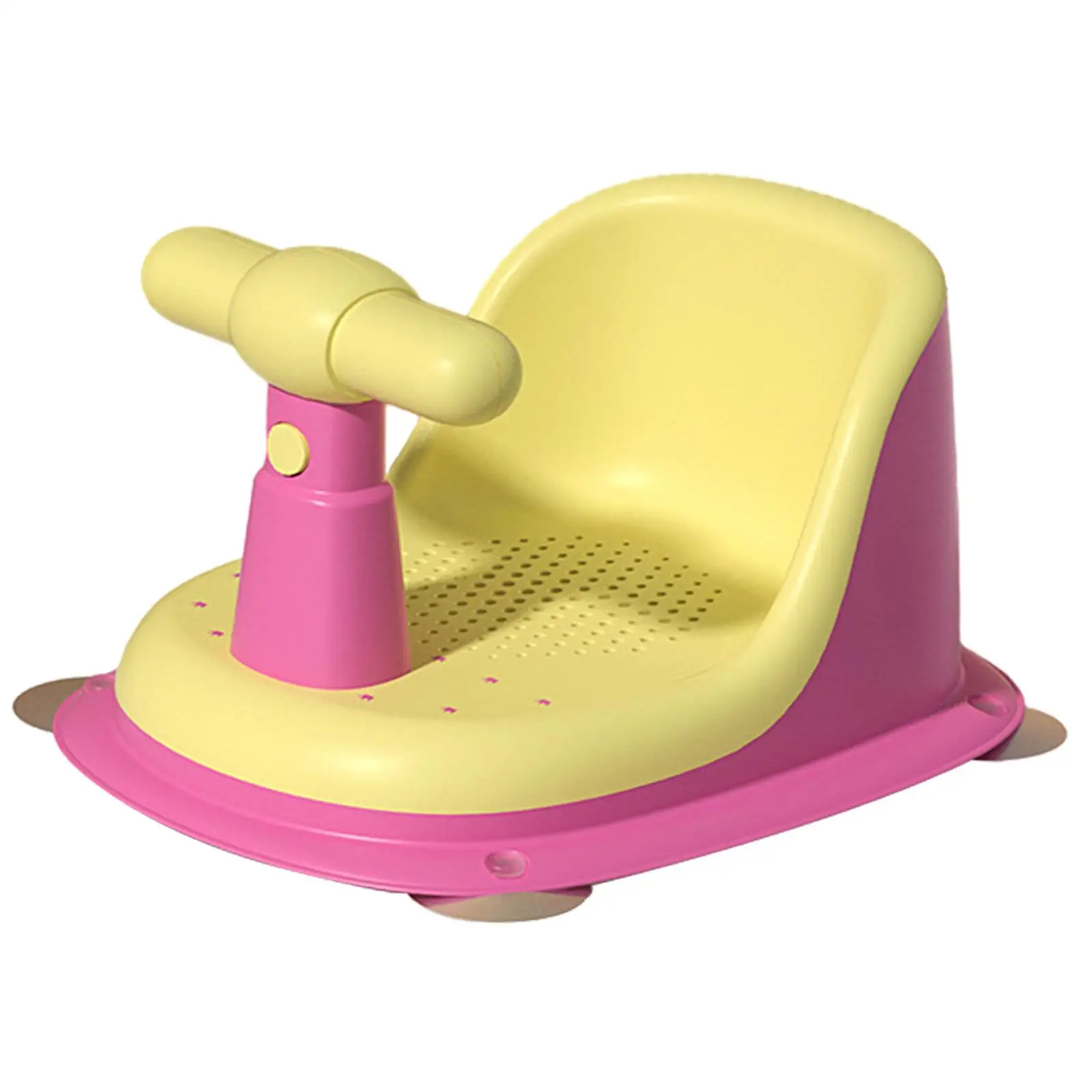 Infant Bath for seat with High Backrest and Soft Pad for Bathtub Shower Safety Support for Boys Girls